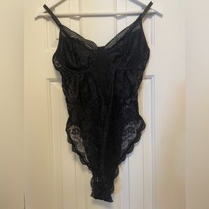 SHEIN Black Lace Chemise
